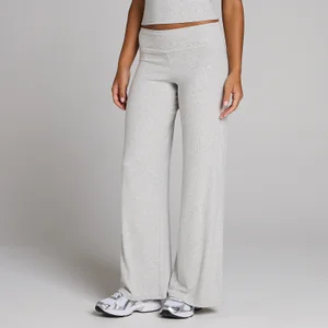 Mallas acanaladas de pierna ancha para mujer de MP - Gris moteado - Size S