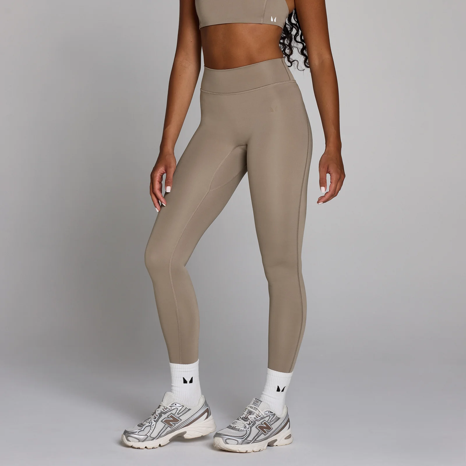Mallas Training para mujer de MP - Light Taupe - S Imagen 1
