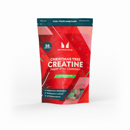 Gummies sin azúcar de creatina - Árboles de Navidad de sandía