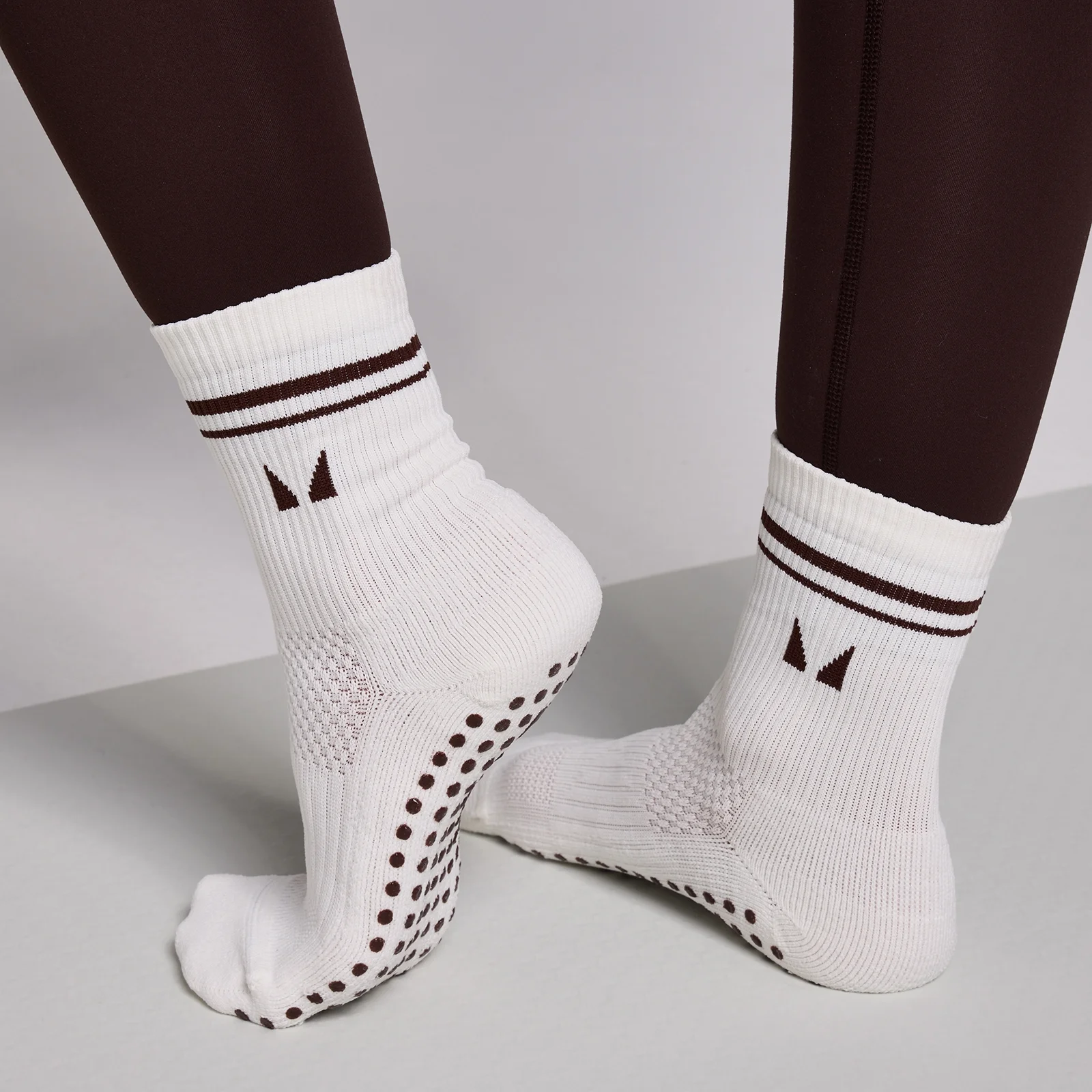 MP Pilates Socks (2 pack) - Cocoa/Pearl - UK 2-5 Imagen 1
