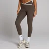 Mallas Tempo Contrast para mujer de MP - Chocolate