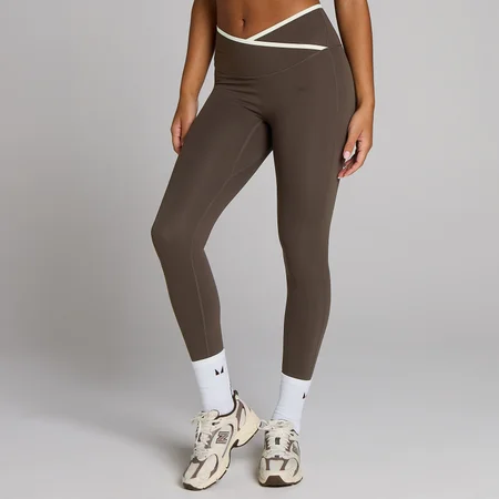 Mallas Tempo Contrast para mujer de MP - Chocolate