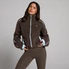 Chaqueta con cremallera y forro polar MP para mujer - Chocolate