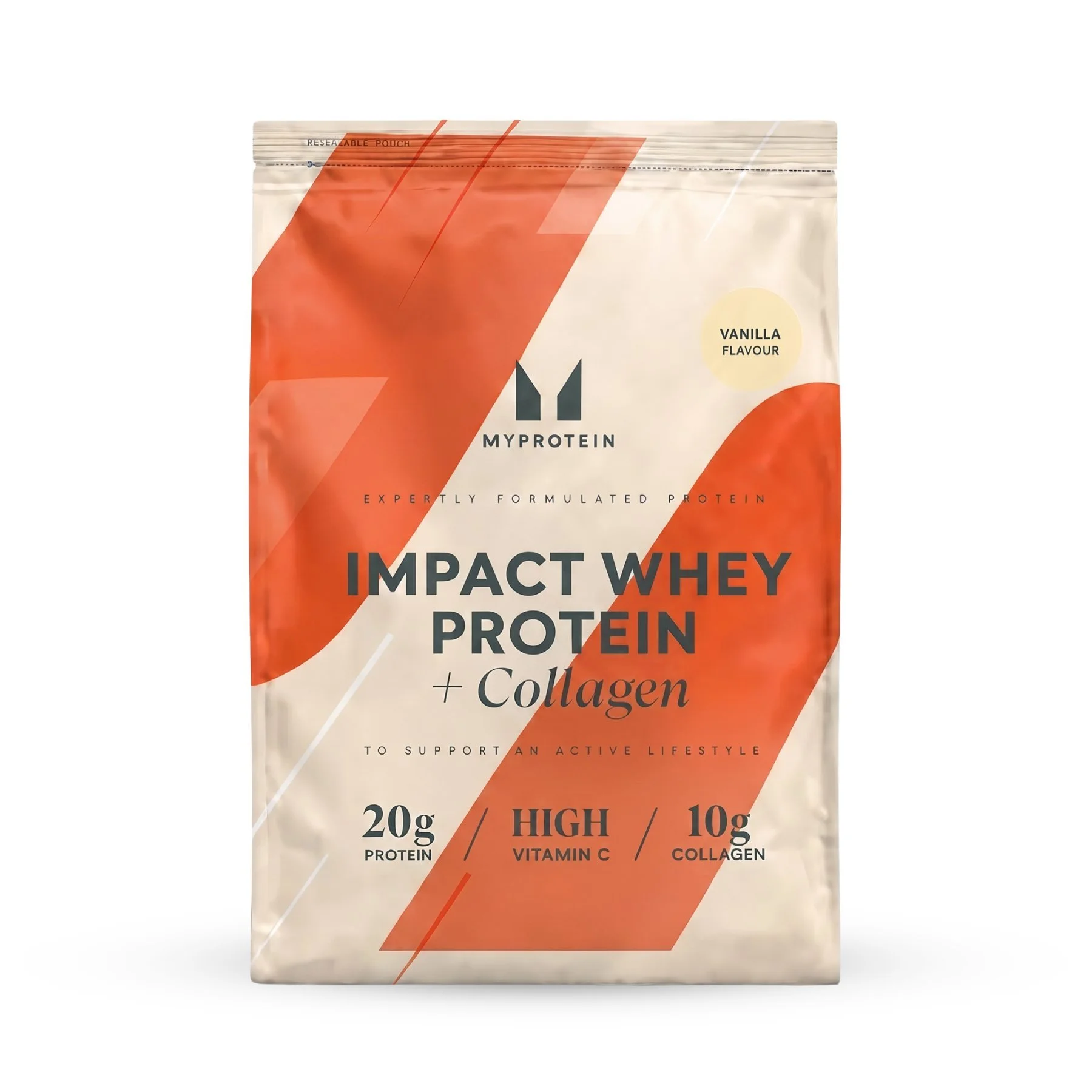 Impact Whey Protein + Colágeno - 750g - 30raciones - Vainilla Imagen 1