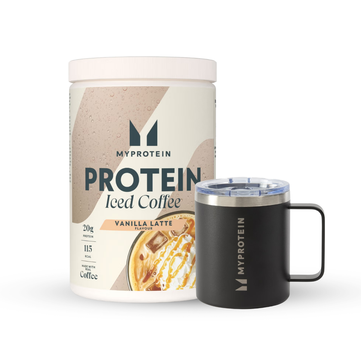 Pack Café Helado Proteico - 20raciones - Black Coffee Cup - Iced Vanilla Latte Imagen 1
