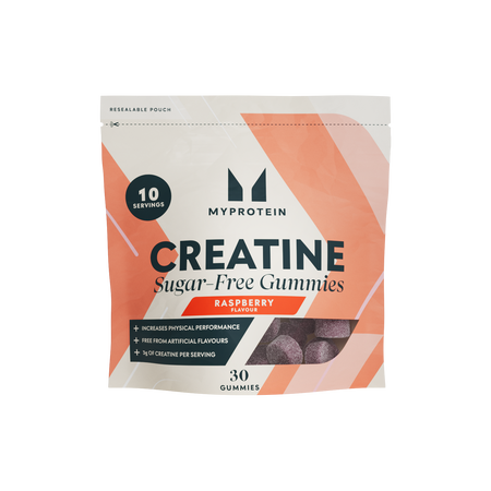 Gummies de creatina sin azúcar - 30 Gummies - 10raciones - Frambuesa
