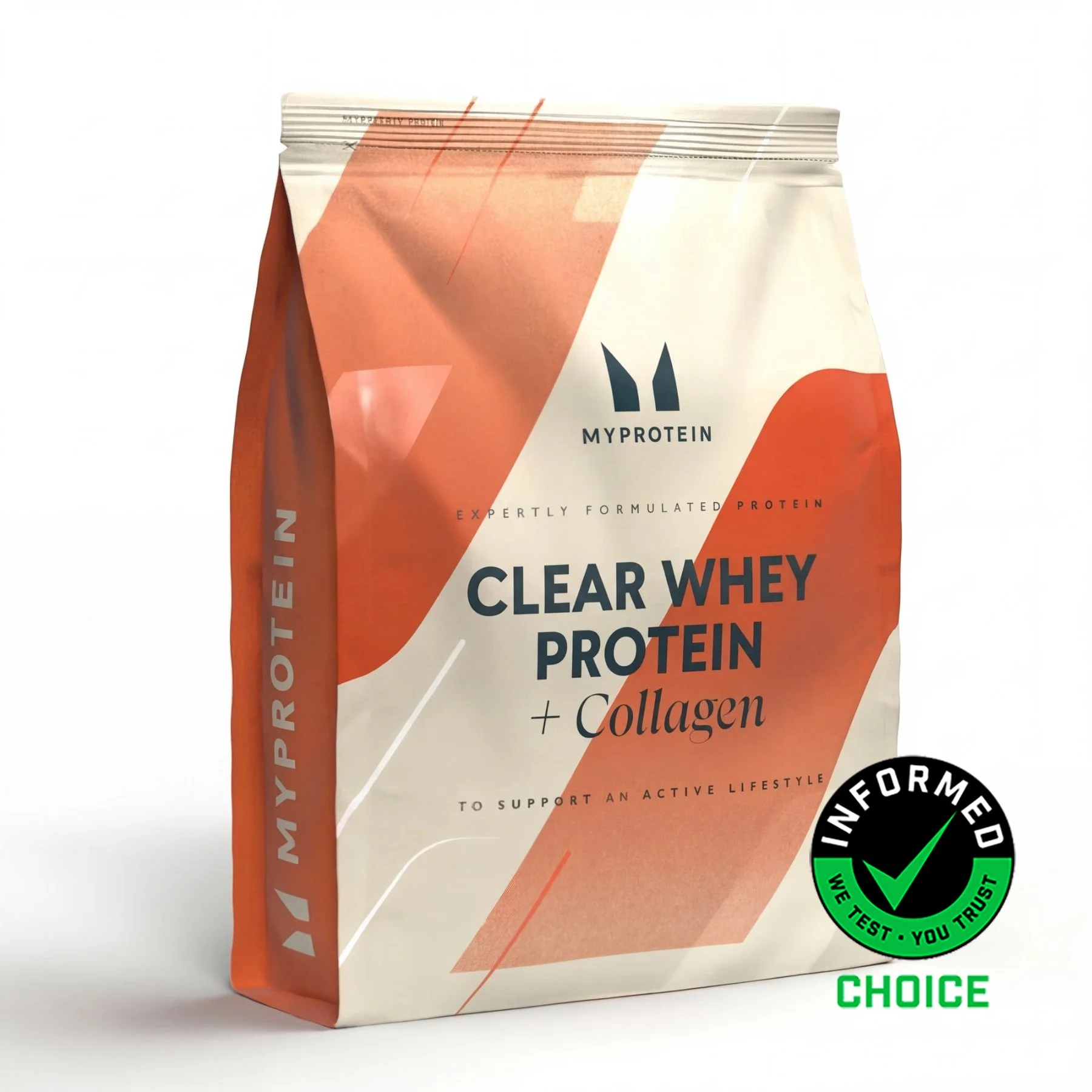 Clear Proteína de lactosuero + Colágeno | 7 raciones - 168g - 7raciones - Naranja y Mango Imagen 1