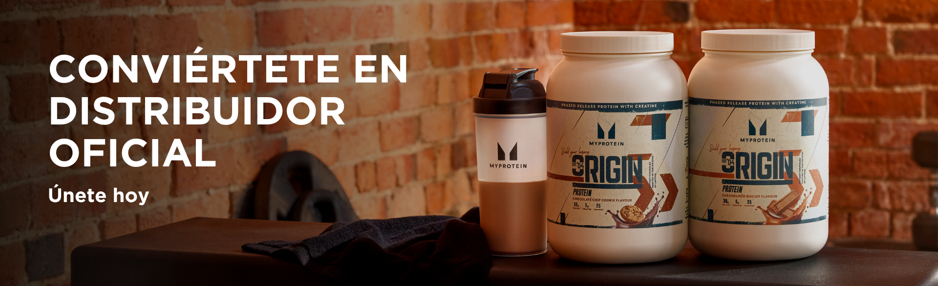 Conviertete en distribuidor oficial de productos Myprotein