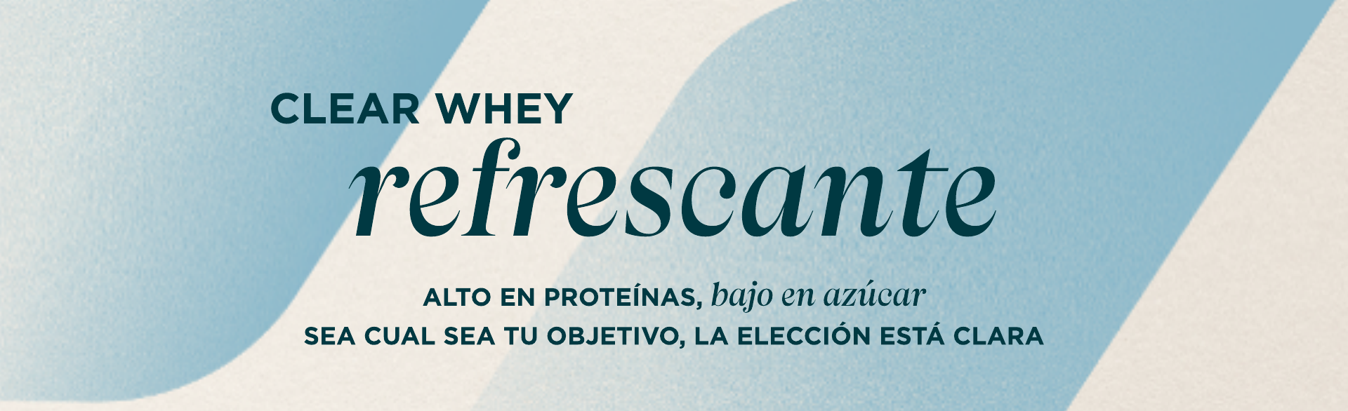 Descubre la Gama Clear Protein