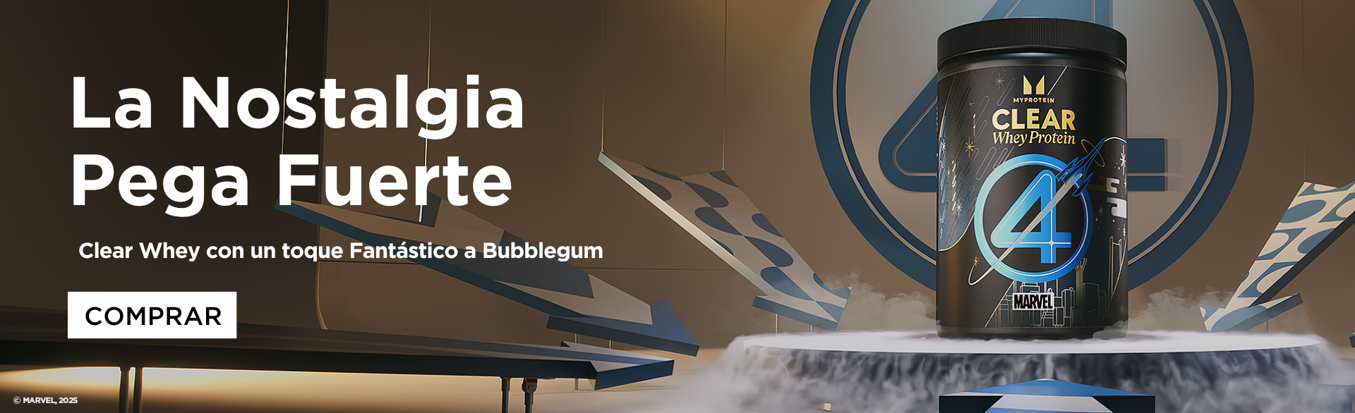 La Nostalgia Pega Fuerte. Clear Whey con un toque fantástico a Bubblegum